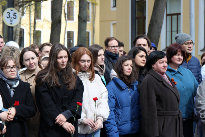 В Педиатрическом университете проведены торжественные мероприятия, посвящённые Дню Победы 98