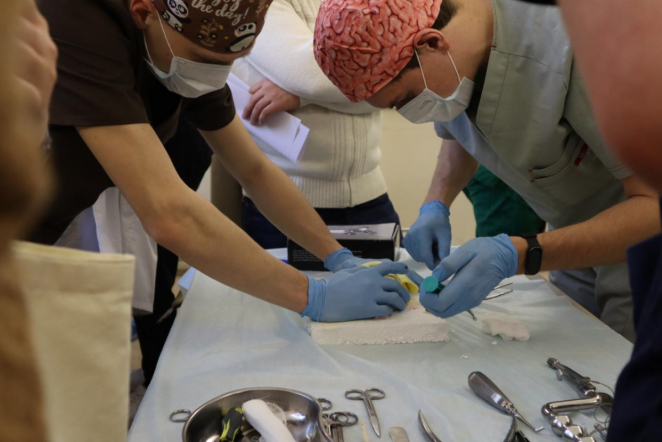 Студенты Педиатрического университета - бронзовые призеры Алмазовской олимпиады по нейрохирургии 1