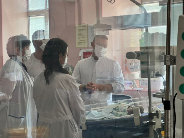 Депутат Государственной Думы Татьяна Буцкая встретилась с ректором Педиатрического университета Дмитрием Ивановым 1