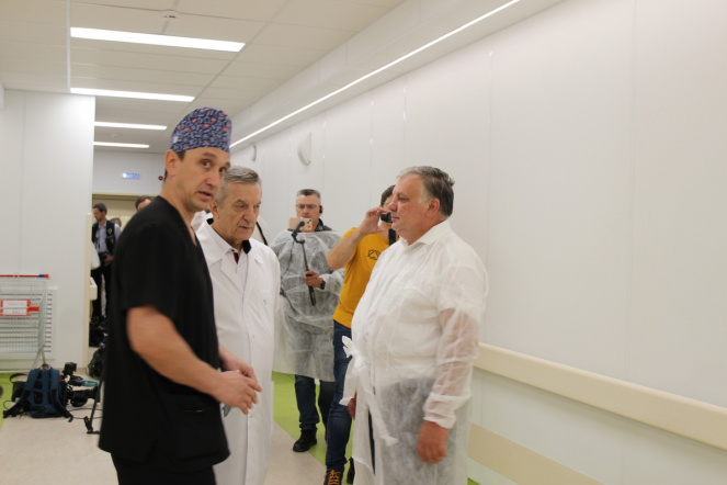 Ректор Педиатрического университета осмотрел новый корпус Института скорой помощи им.  И.И. Джанелидже 9