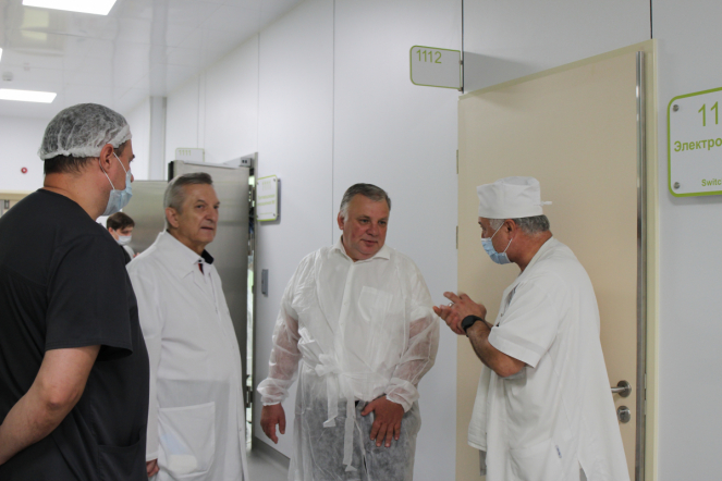 Ректор Педиатрического университета осмотрел новый корпус Института скорой помощи им.  И.И. Джанелидже 14