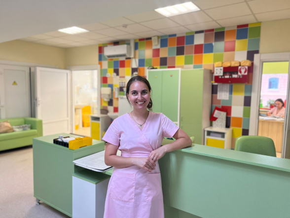 Выпускница Педиатрического университета придёт на работу в поликлинику Назии 10