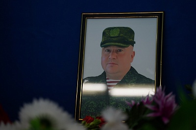 В Ленинградской области простились со старшим лейтенантом Сергеем Михайловичем Матарасом