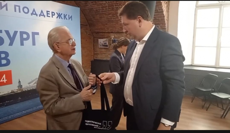 Академик Михаил Пиотровский высоко оценил сотрудничество с Педиатрическим университетом