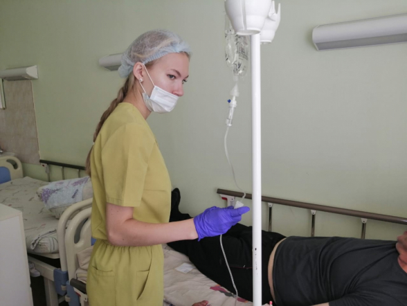 Студенческий медицинский отряд «Лечу» работает в Сегежской ЦРБ 4