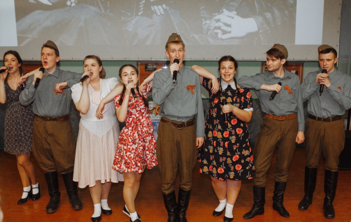 Ветераны ВОВ посетили праздничный концерт в Педиатрическом университете 2