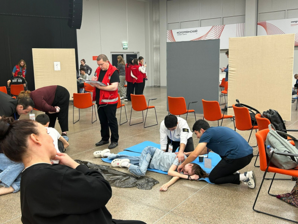 Иностранные студенты Педиатрического университета приняли участие в фестивале студентов- волонтёров 2