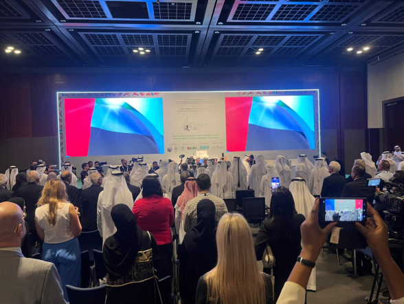 Ординаторы Педиатрического университета выступают на международном конгрессе по спортивной медицине в Дубае 4