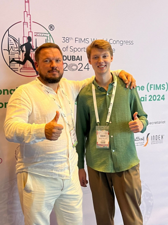 Ординаторы Педиатрического университета выступают на международном конгрессе по спортивной медицине в Дубае 11