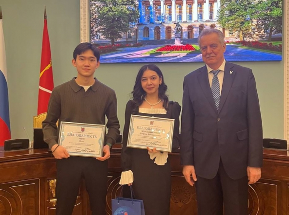 Студентов Педиатрического университета наградили за вклад в развитие международного сотрудничества