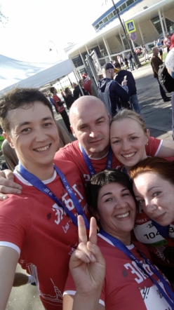 Даешь «ЗаБег»! Врачи Перинатального центра - участники «ЗаБега РФ» 1