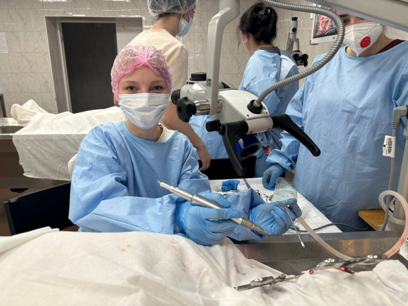 Кадавер курс «Основы отохирургии. Анатомия височной кости» впервые прошел в СПбГПМУ