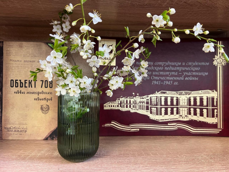 Тематическая встреча в библиотеке Педиатрического университета: уроки мужества и доблести военных медиков 1