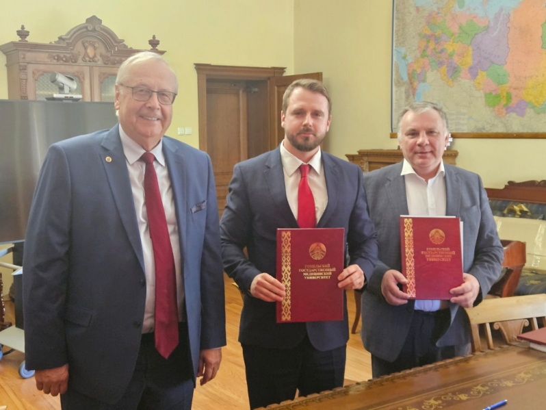 Педиатрический университет и Гомельский государственный медицинский университет подписали соглашение о сотрудничестве 3