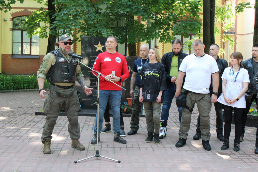 Мотопробег медиков стартовал в Педиатрическом университете 25