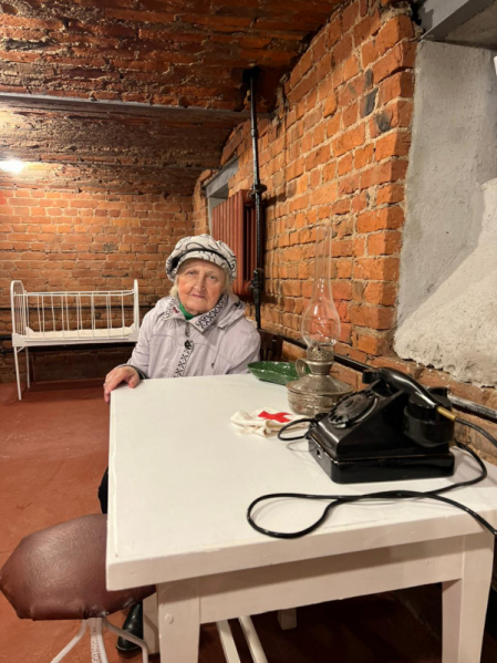 Первым гостем нового музейного пространства Педиатрического университета стала ветеран Татьяна Фомина 2