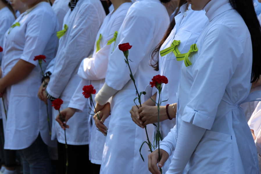 Сотрудники Педиатрического университета почтили память жертв блокады Ленинграда