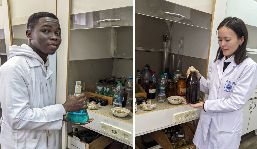 Студенты иностранного факультета СПбГПМУ за исследовательской работой